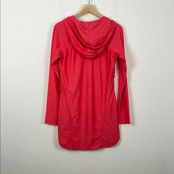 Athleta Wick It Wader Hoodie Swimsuit Coverup Dress with 2 Pockets Women's S - Picture 7 of 11